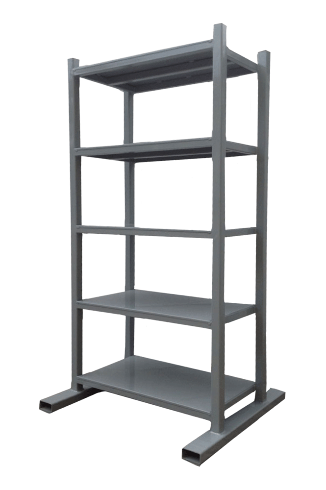 scaffale a ripiani