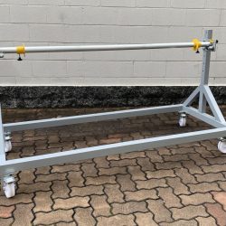 carrello porta bobina con altezza regolabile