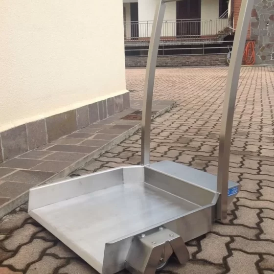 Stainless steel drum trolleys